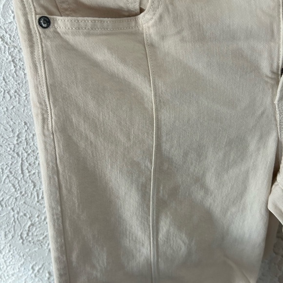 Women’s American Eagle Beige Wide Leg Jeans - Picture 3 of 5